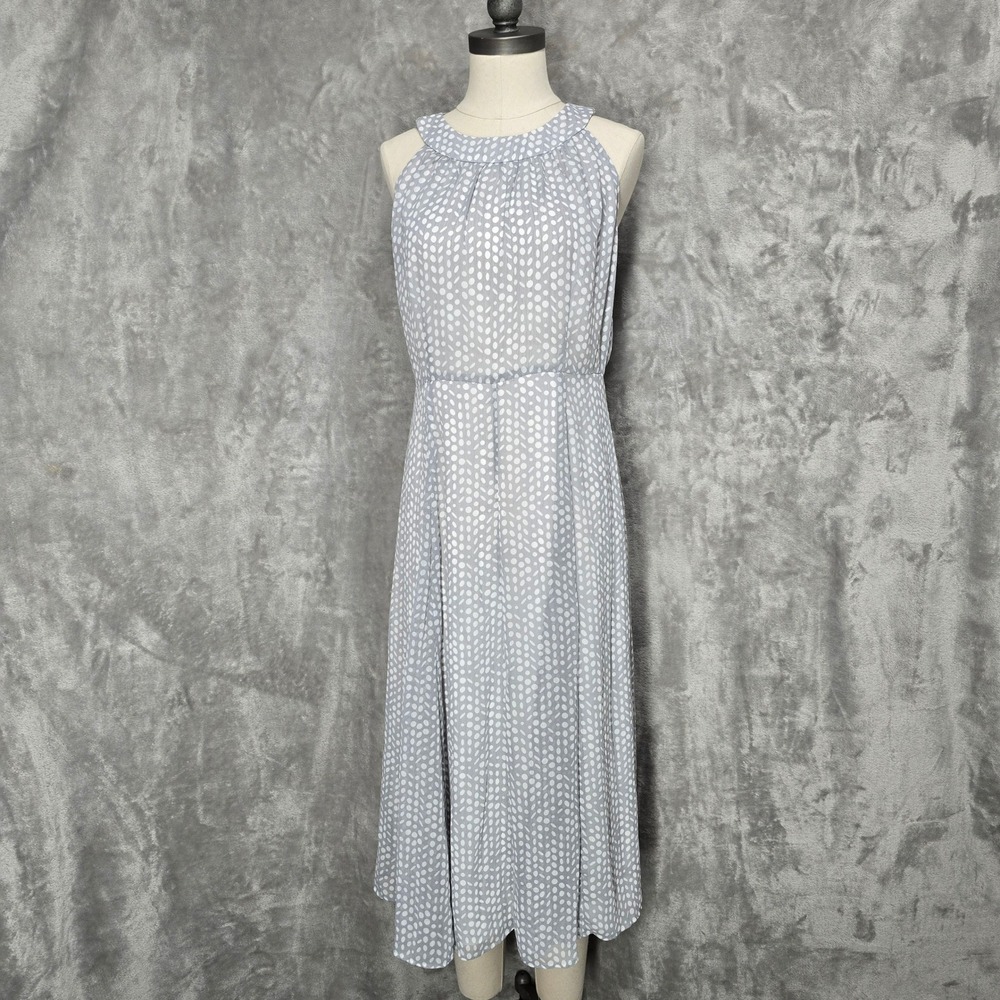 Tommy Hilfiger Womens Gray Halter Midi Dress Sleeveless‎ Summer Casual Med or Lg